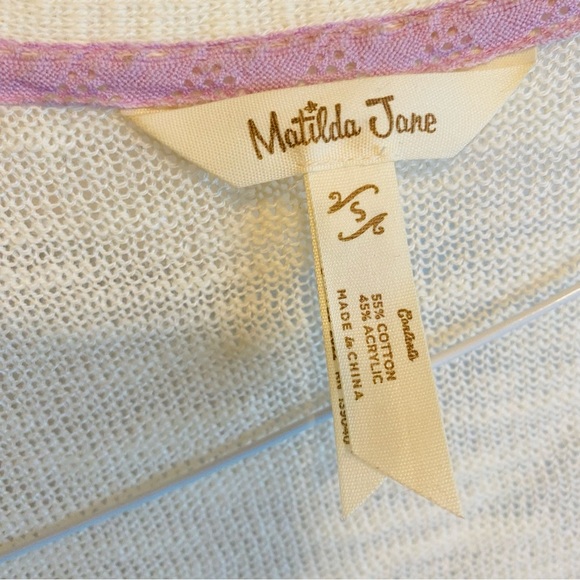 Matilda Jane Cream Short Sleeve Cardigan - Picture 3 of 5